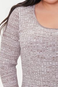 Plus Size Marled Sweater Dress, image 5
