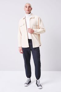 Drop-Sleeve Buttoned Jacket