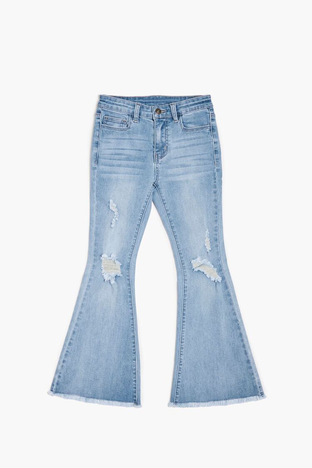 Girls Distressed Flare Jeans (Kids)