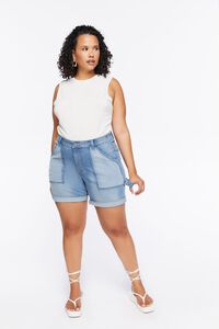Plus Size Sleeveless Ruched Top, image 4