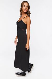 BLACK Lace Cami Midi Dress, image 2