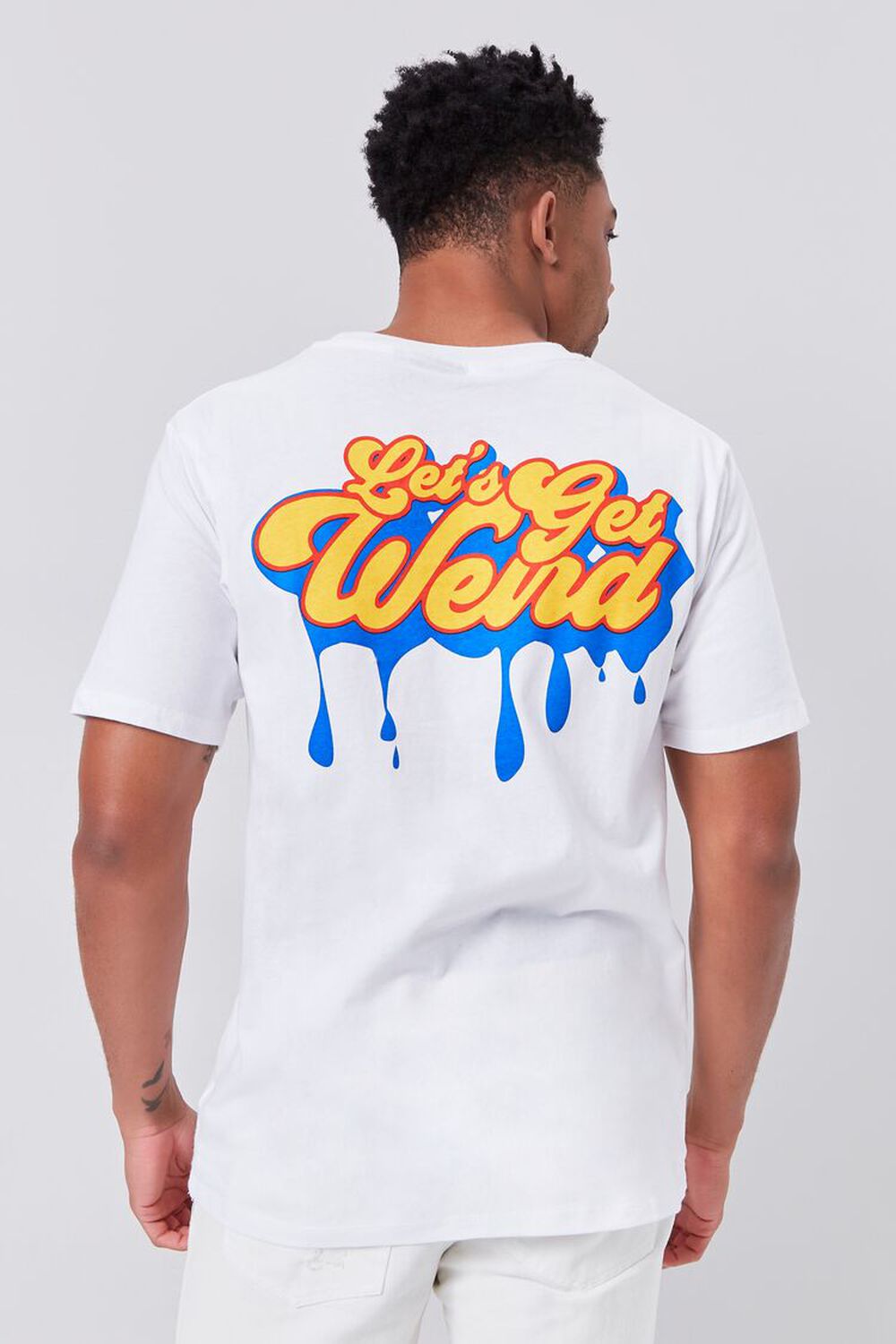 WHITE/MULTI WESC Lets Get Weird Graphic Tee, image 3