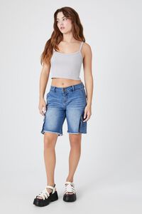GREY Seamless Mineral Wash Cropped Cami, image 4