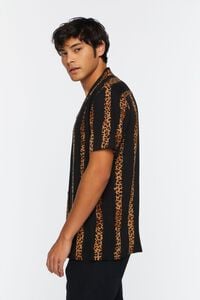 BLACK/MULTI Leopard Striped Shirt, image 2