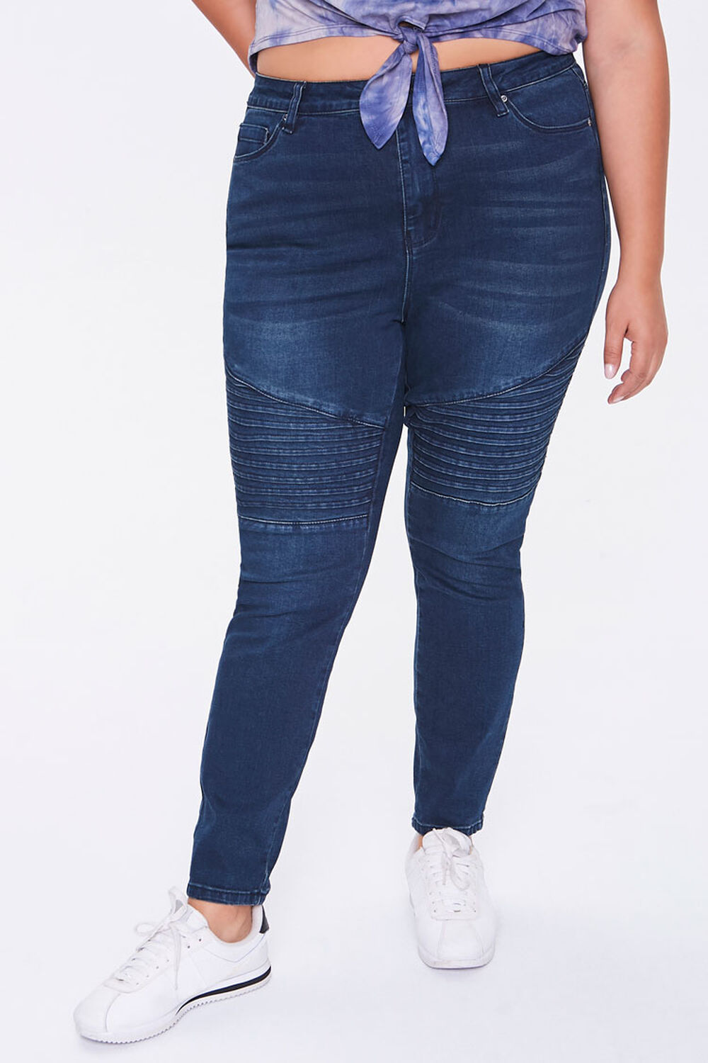 Plus Size Moto High-Rise Jeans, image 2