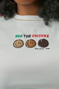 WHITE/MULTI Plus Size Ron Bass For The Culture Tee, image 5