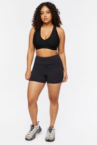 Plus Size Active Ruched Shorts, image 5