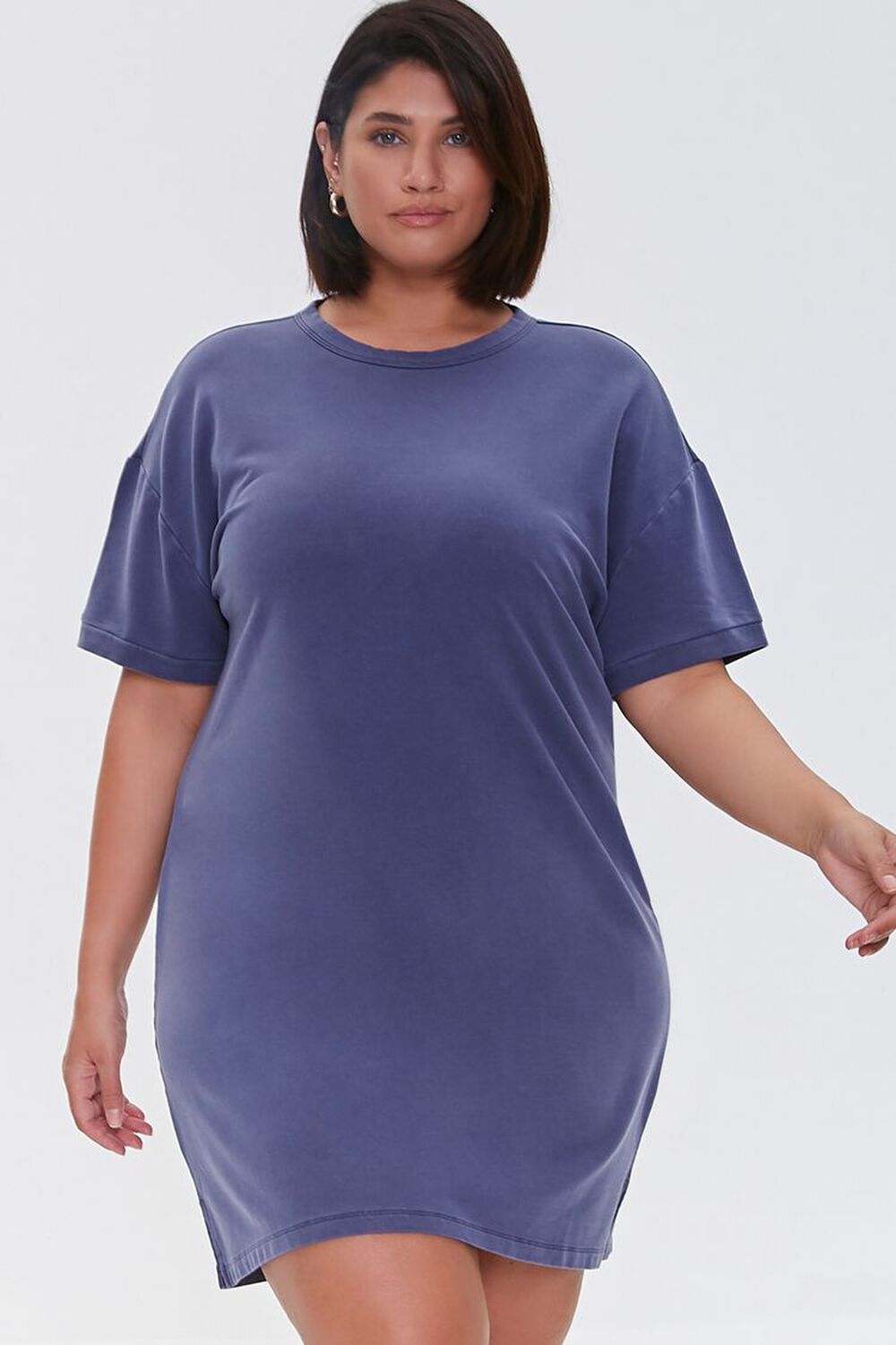NAVY Plus Size Mini T-Shirt Dress, image 1