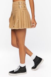 TOAST Pleated Raw-Hem Mini Skirt, image 3