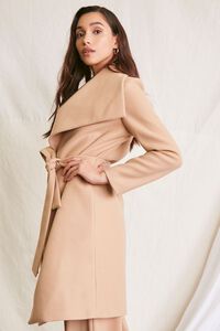 TAN Belted Duster Coat, image 2