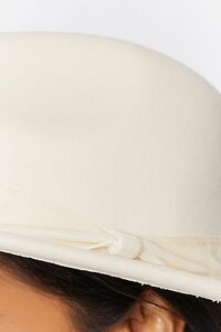 SAND/SAND Pinched Velvet-Trim Cowboy Hat, image 2