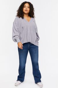 PEWTER Plus Size French Terry Hoodie, image 4