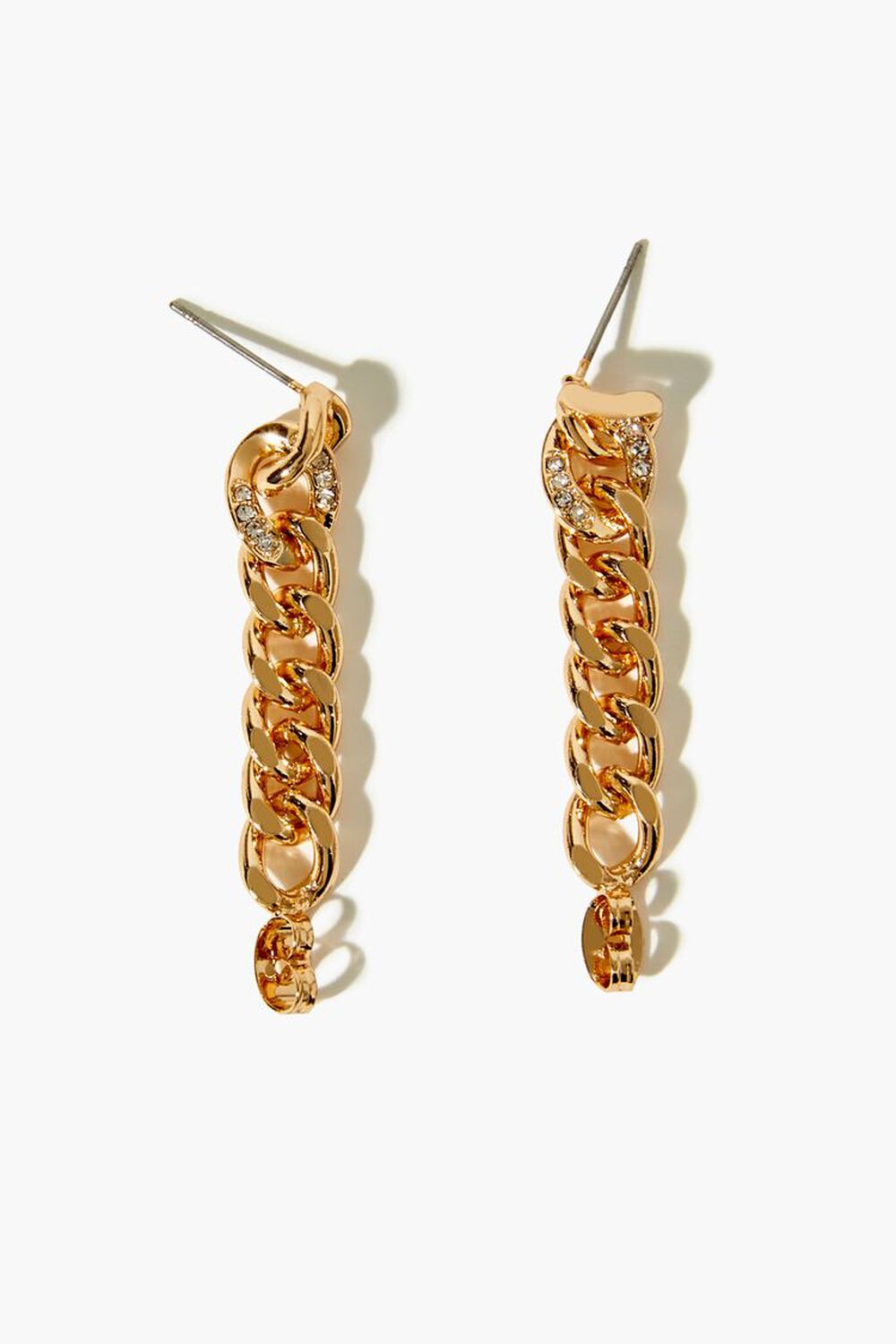 Curb Chain Hoop Earrings, image 2