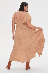 Plus Size Spotted Maxi Dress, image 3