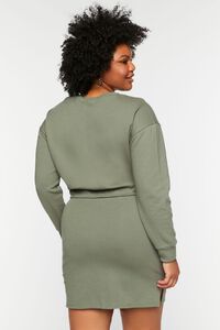 TEA Plus Size Drawstring Pullover & Mini Skirt Set, image 3