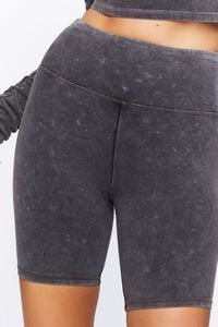 CHARCOAL Active Mineral Wash Biker Shorts, image 6
