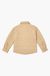 TAUPE Kids Star Quilted Bomber Jacket (Girls + Boys), image 2