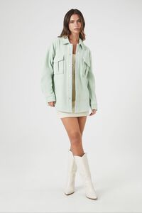 AGAVE Corduroy Button-Front Shacket, image 4