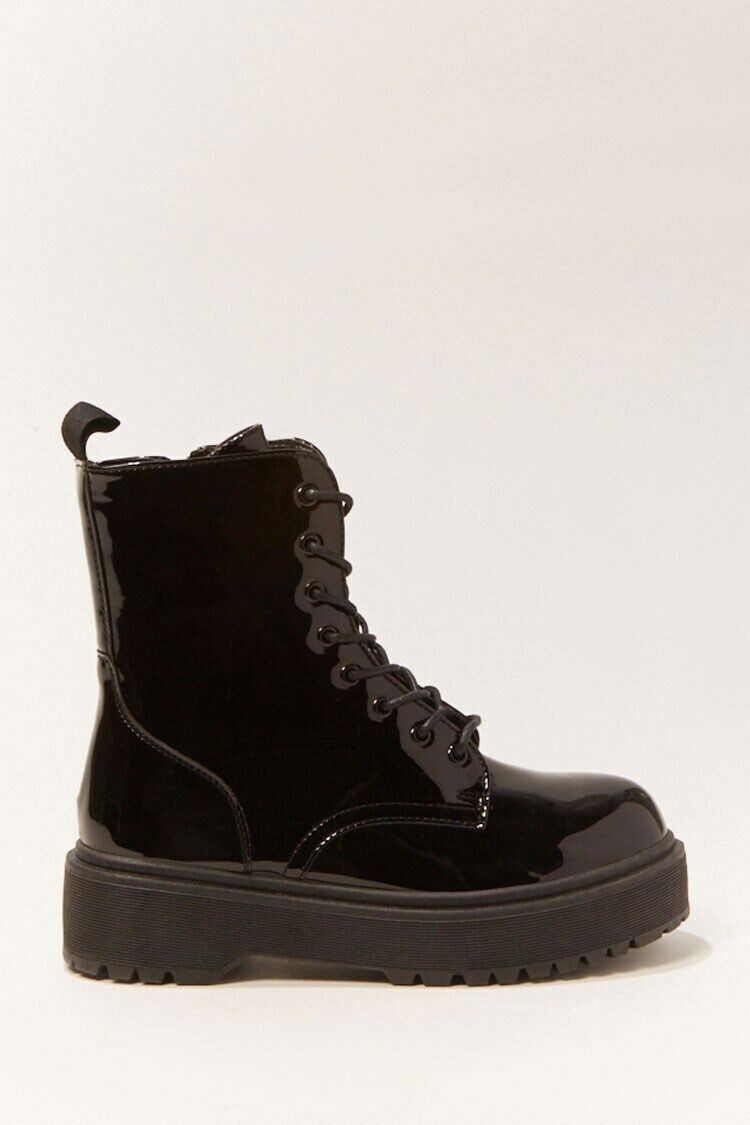 black combat boots forever 21