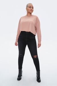 Plus Size Relaxed Drop-Sleeve Top, image 4