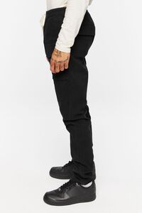 BLACK Slim-Fit Drawstring Pants, image 4