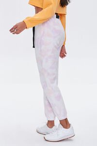 PINK/MULTI Buckled Tie-Dye Joggers, image 3