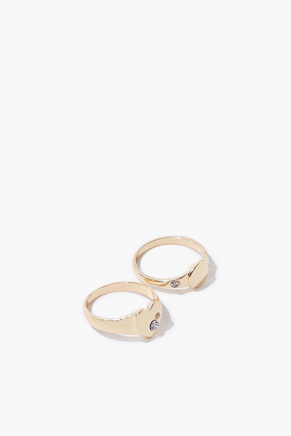 GOLD Upcycled Heart Ring Set, image 2