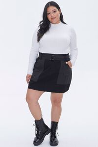 Plus Size Reworked Mini Skirt, image 5