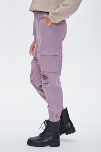 DUSTY LAVENDER Distressed Cargo Joggers, image 3