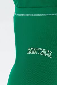 GREEN Plus Size Montauk Biker Shorts, image 6