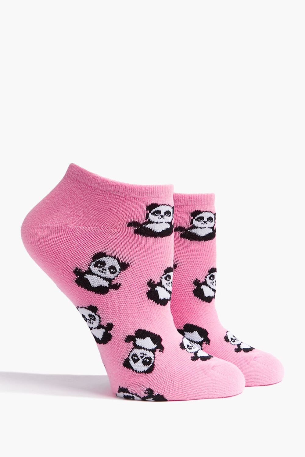 PINK/MULTI Panda Print Ankle Socks, image 1