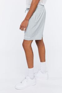 SAGE/WHITE Embroidered Lost Nite Shorts, image 3