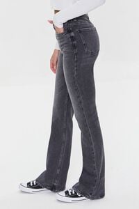BLACK Hemp 4% High-Rise Flare Jeans, image 3