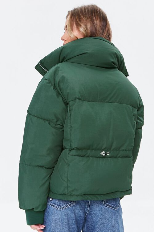 HUNTER GREEN Quilted Puffer Jacket, image 4