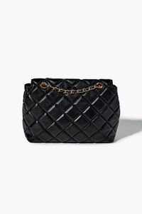 Quilted Faux Leather Handbag, image 4