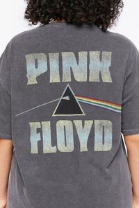CHARCOAL/MULTI Plus Size Pink Floyd Graphic Tunic, image 6