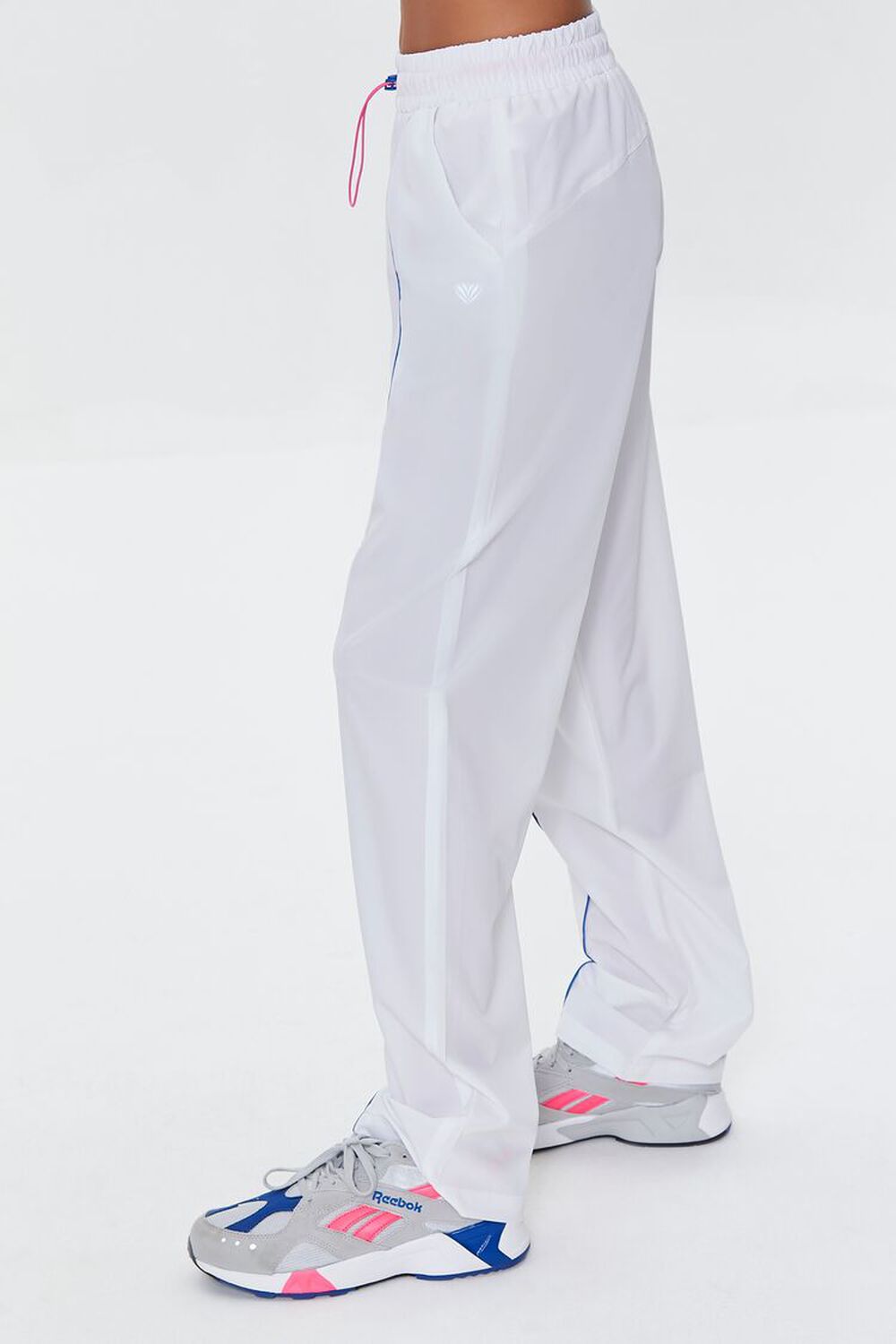 WHITE Active Toggle Drawstring Pants, image 3