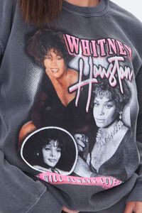 CHARCOAL/MULTI Whitney Houston Fleece Pullover, image 5
