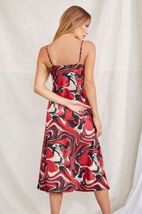 RED/MULTI Abstract Print Cami Dress, image 3