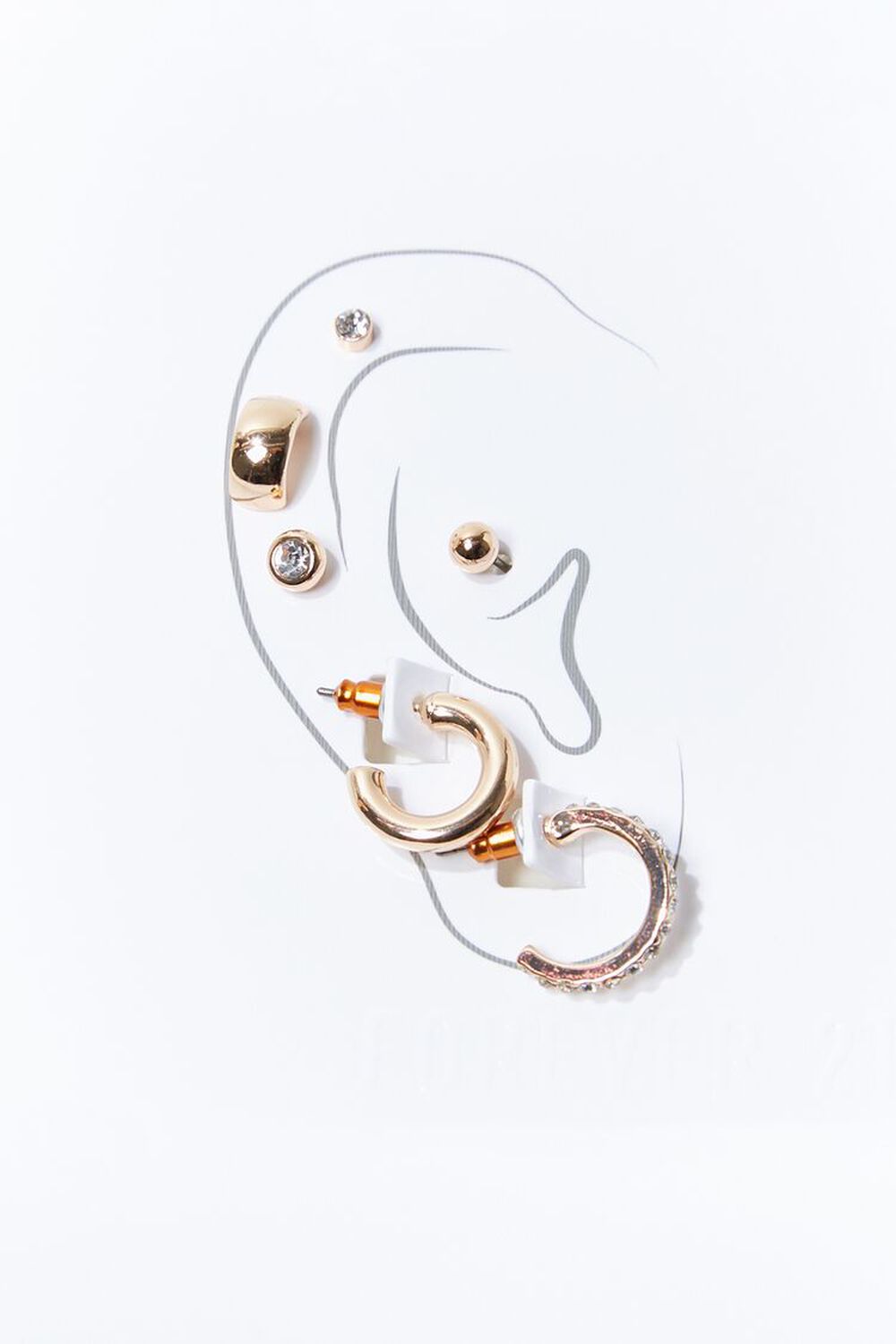 Hoop & Stud Earring Set, image 1