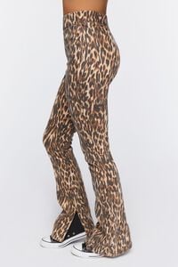 BROWN/MULTI Leopard Print Bootcut Jeans, image 3