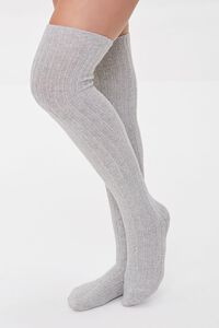 Ribbed Over-the-Knee Socks, image 1
