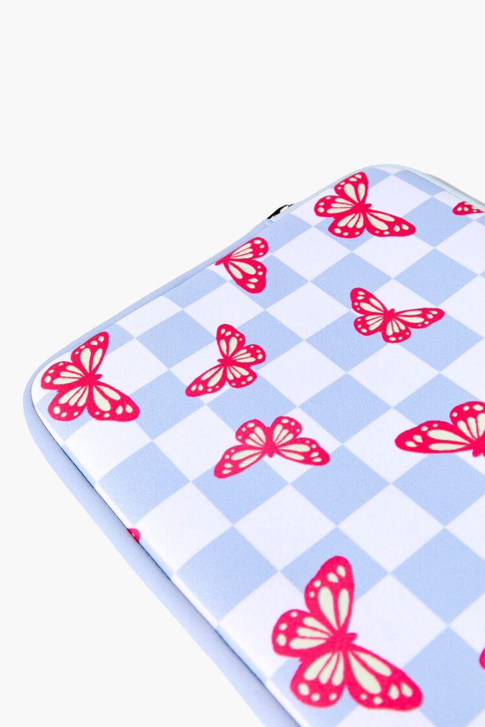 WHITE/MULTI Butterfly Checkered Tablet Case, image 3