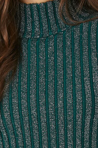 EMERALD Glitter Knit Turtleneck Sweater, image 5