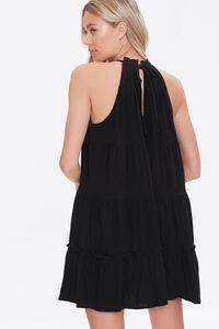BLACK Trapeze Mini Dress, image 3