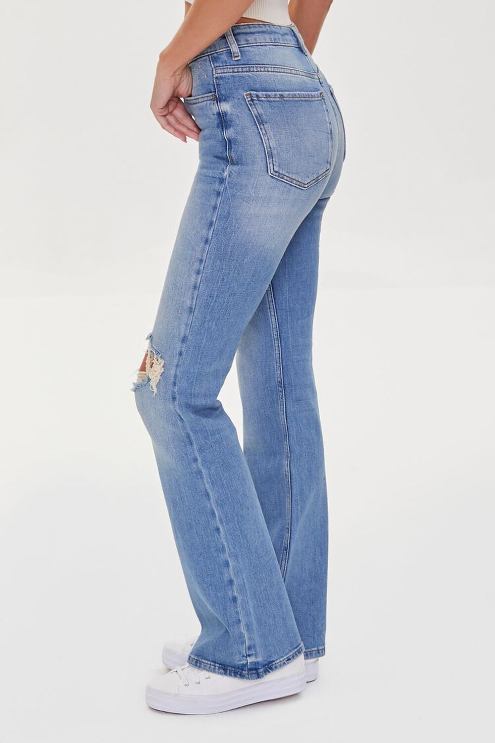 Hemp 4% High-Rise Flare Jeans, image 3