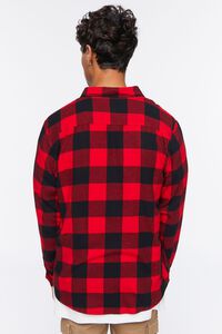 RED/BLACK Buffalo Plaid Flannel  Shirt, image 3