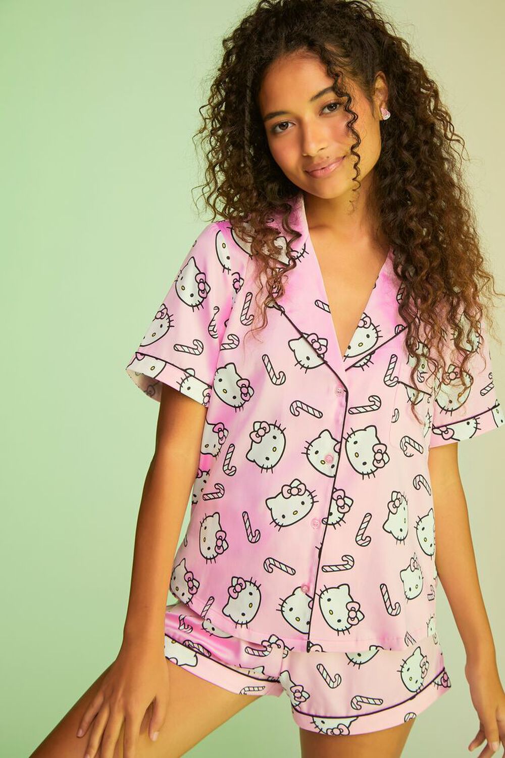 Hello Kitty & Friends Shirt & Shorts Pajama Set