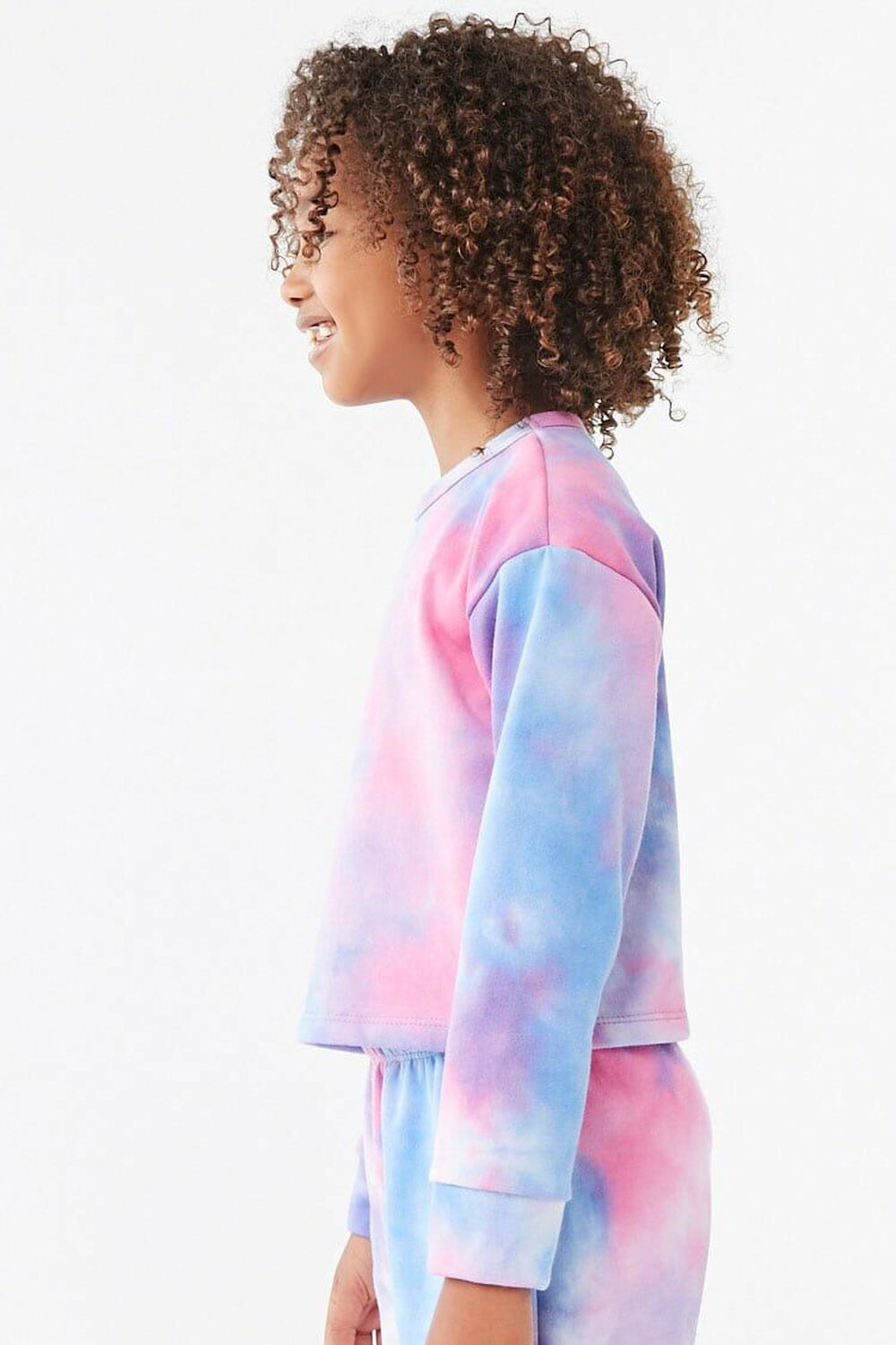 BLUE/MULTI Girls Tie-Dye Sweatshirt (Kids), image 3