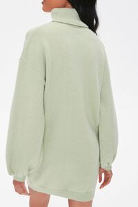 SAGE Turtleneck Mini Sweater Dress, image 4